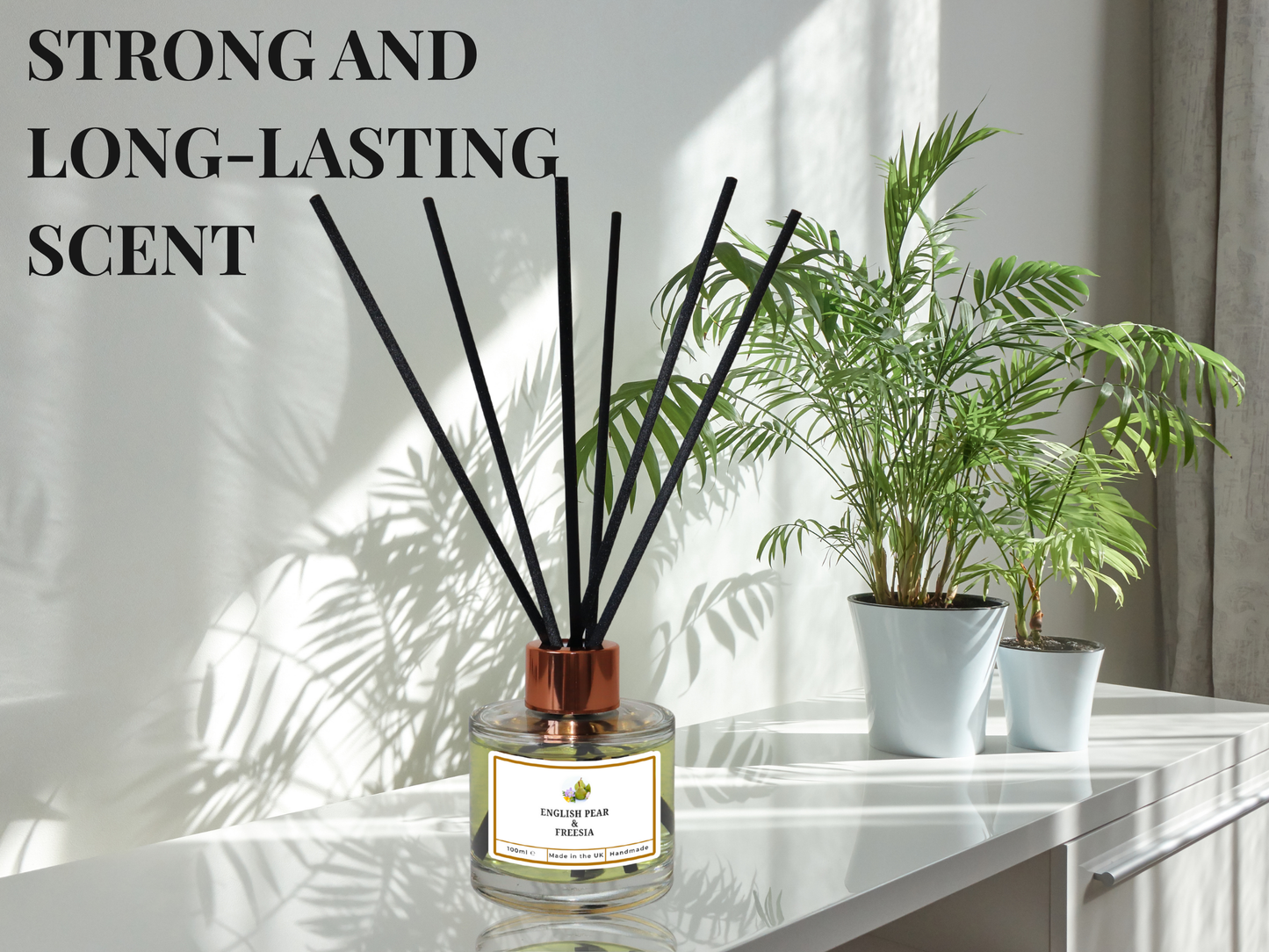 English Pear and Freesia Reed Diffuser Set, 100ml