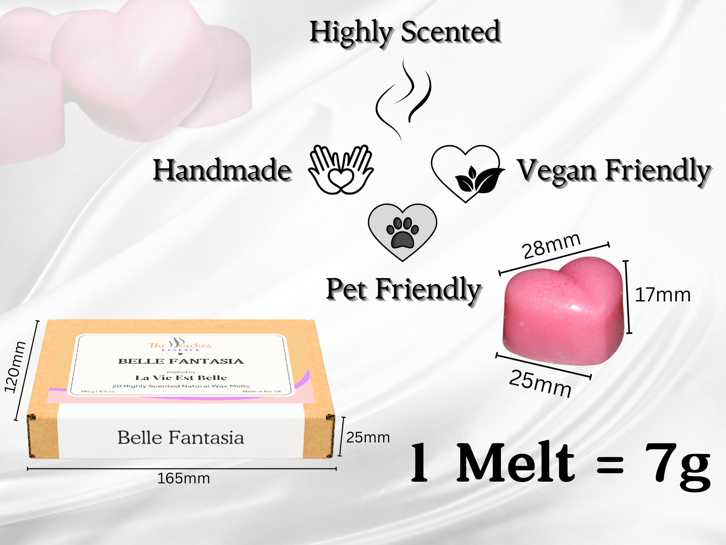 La Vie Est Belle Inspired Heart Shape Wax Melts