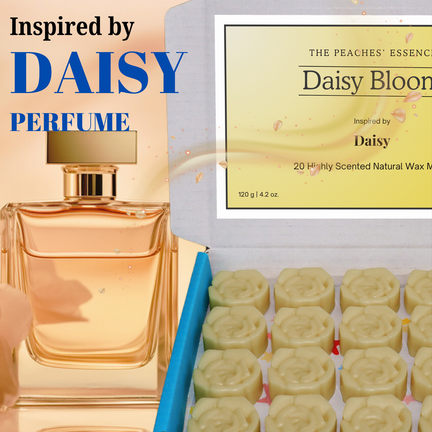 Daisy Perfume inspired Flower Shape Wax Melts