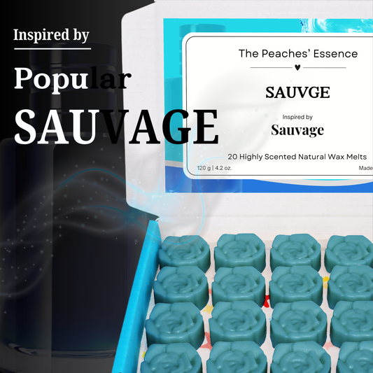 Sauvage Inspired Flower Shape Wax Melts