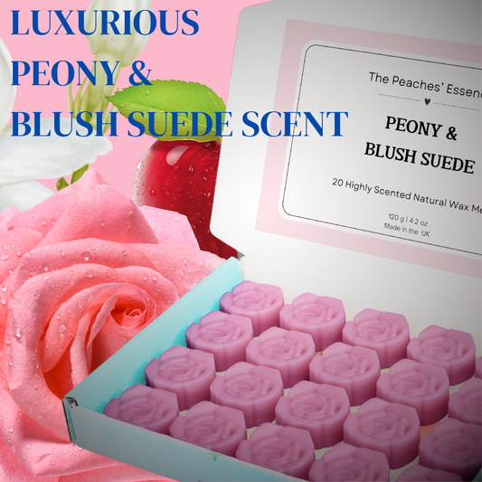 Peony & Blush Suede Wax Melts