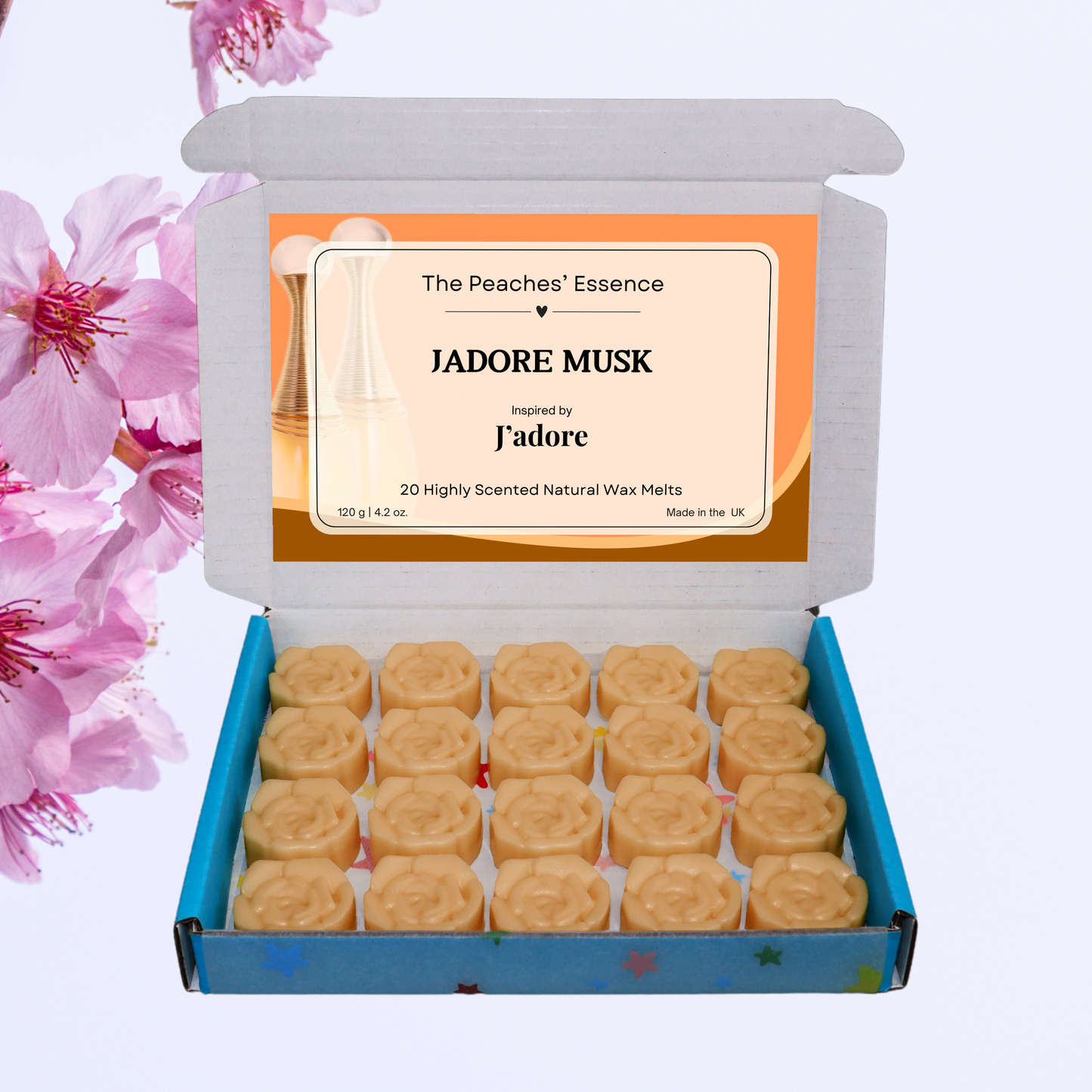 J'Adore Inspired Flower Shape Wax Melts