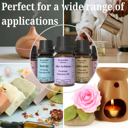 Designer Inspired Fragrance Oils, 10ml | FREE SHIPPING on orders £20 and above