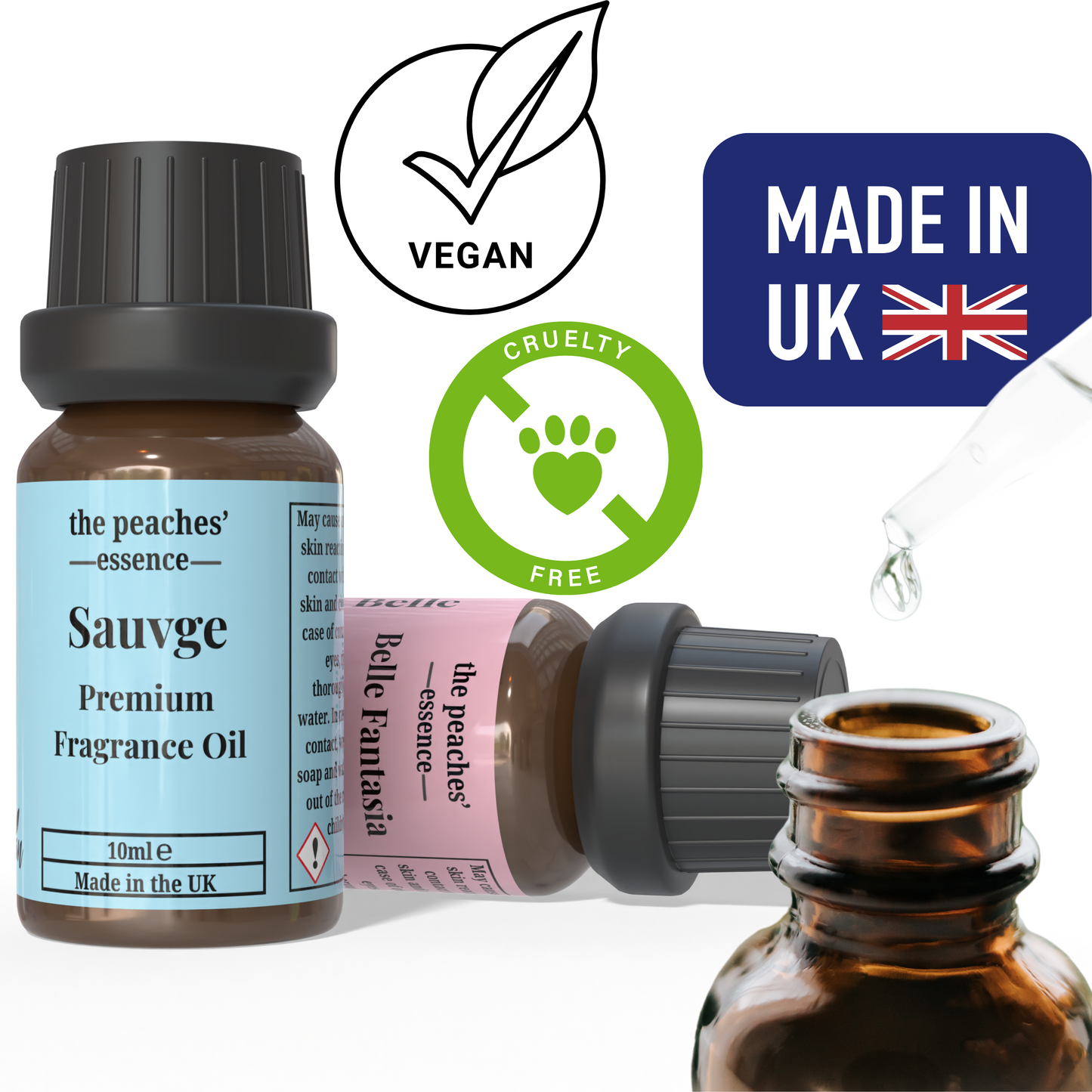 Designer Inspired Fragrance Oils, 10ml | FREE SHIPPING on orders £20 and above