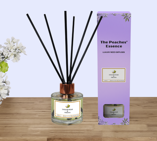 English Pear and Freesia Reed Diffuser Set, 100ml