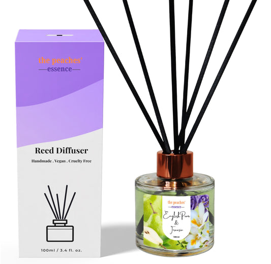 English Pear and Freesia Reed Diffuser Set, 100ml