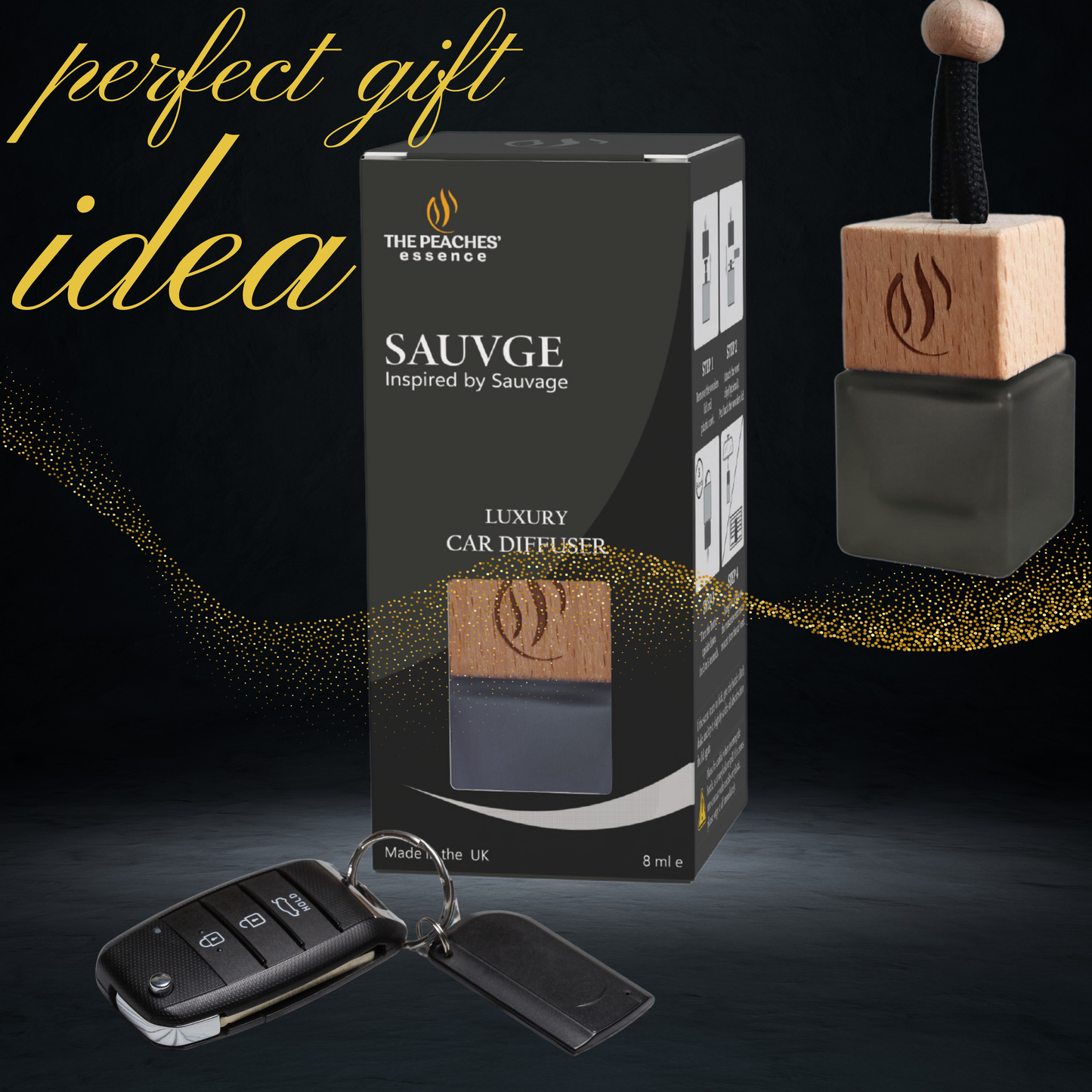 Car Air Freshener | Car Diffuser | Strong Perfume Scent Car Air Freshener Inspired by Sauvage |