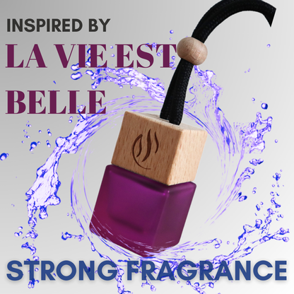 Car Air Freshener | Car Diffuser | Strong Perfume Scent Car Air Freshener Inspired by La Vie Est Belle