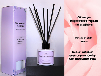 Reed Diffuser Set. Premium Quality reed diffuser. Handmade Long lasting.100ml bottle with sticks.Home fragrance. Room diffuser. Multi scents