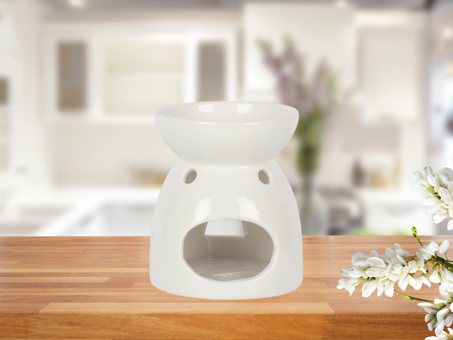 Family & Angel Cut Ceramic Wax Melt and Essential oil Burner/Warmer