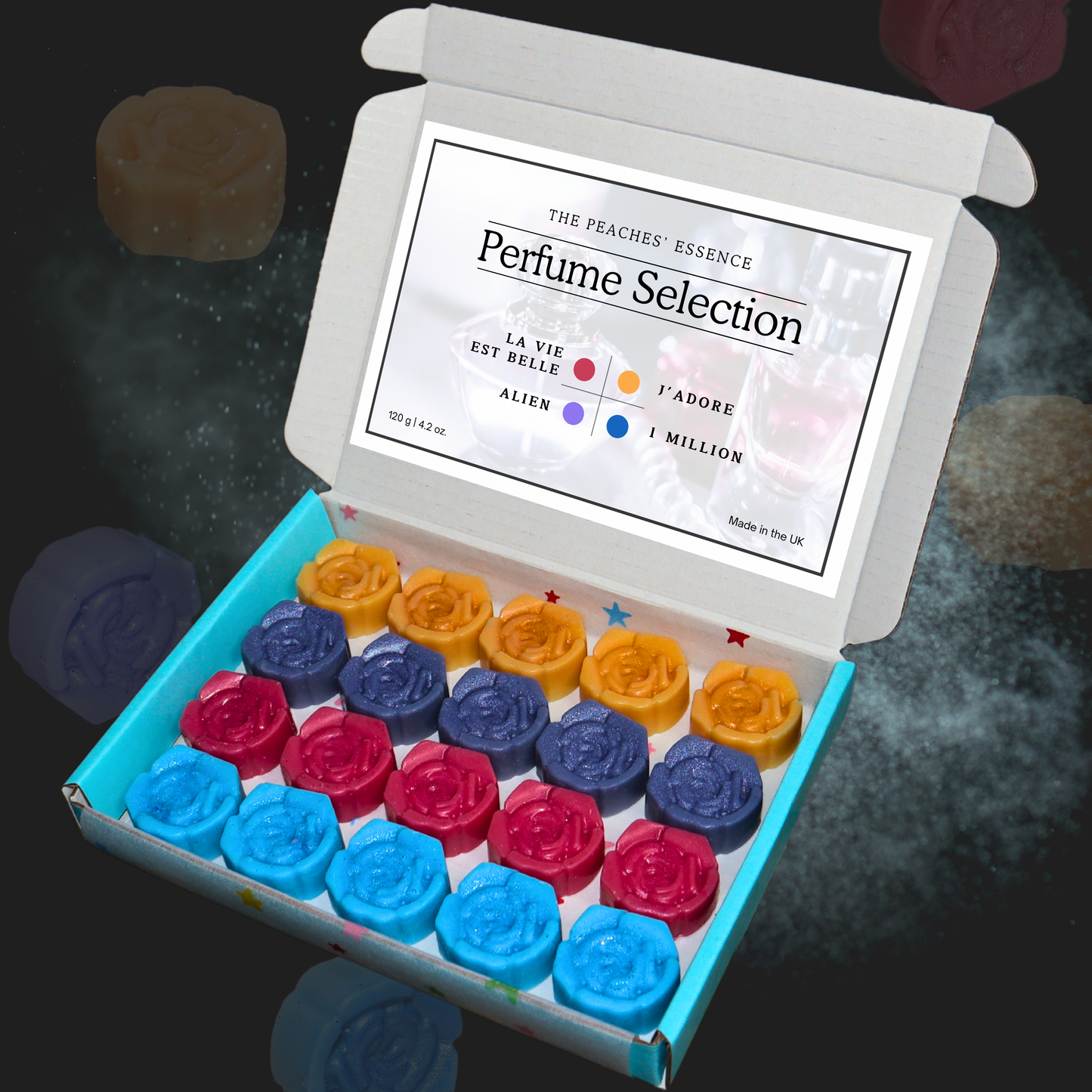 Perfume-Inspired Collection Deluxe Wax Melts – Luxury Scents, Handmade with Natural Soy Wax