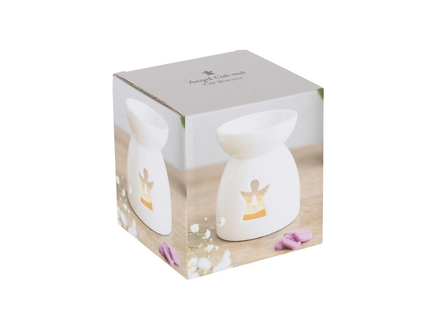 Family & Angel Cut Ceramic Wax Melt and Essential oil Burner/Warmer