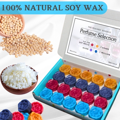 Perfume-Inspired Collection Deluxe Wax Melts – Luxury Scents, Handmade with Natural Soy Wax