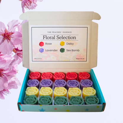 Floral Selection: Rose, Lavender, Daisy, Sex Bomb