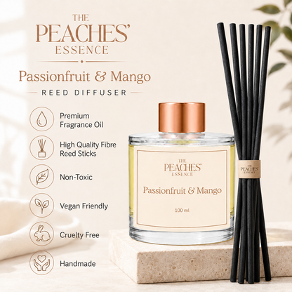 Passionfruit and Mango Reed Diffuser Set