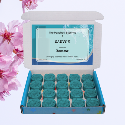 Sauvage Inspired Flower Shape Wax Melts